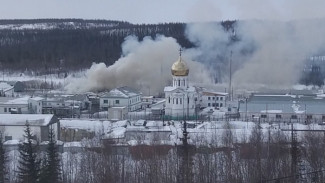 В колонии поселка Харп произошел пожар