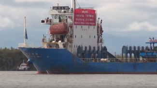 Впервые в воды Амура возле Хабаровска зашло китайское судно класса «река-море»