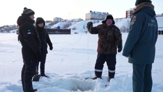 В Аксарке оборудуют большую купель для крещенских купаний