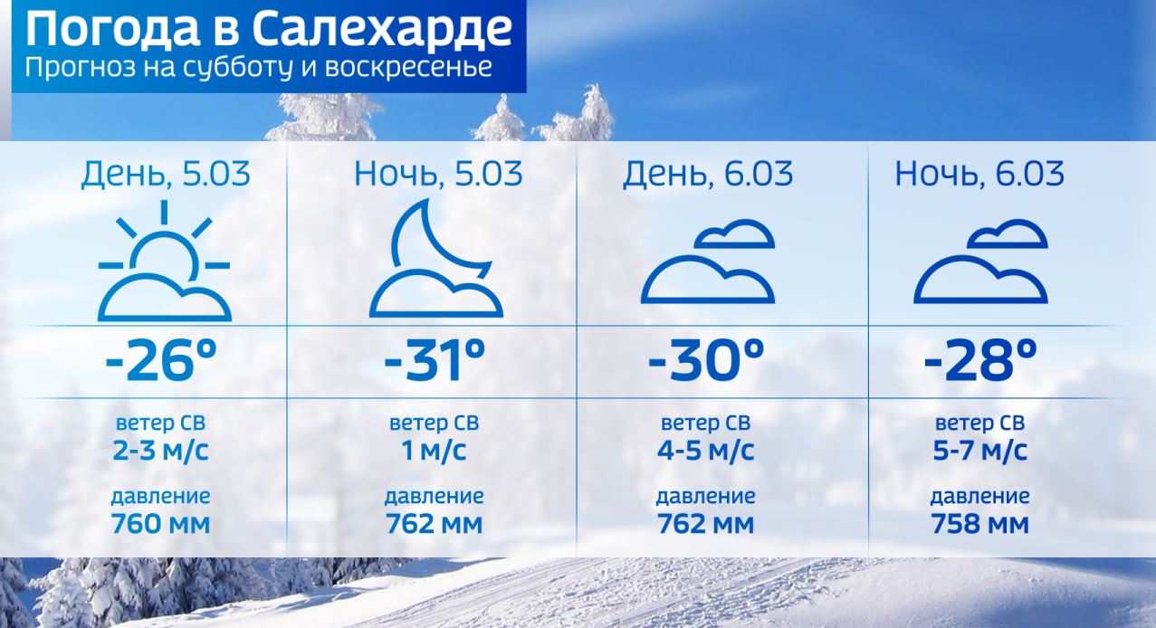 Погода в салехарде карта