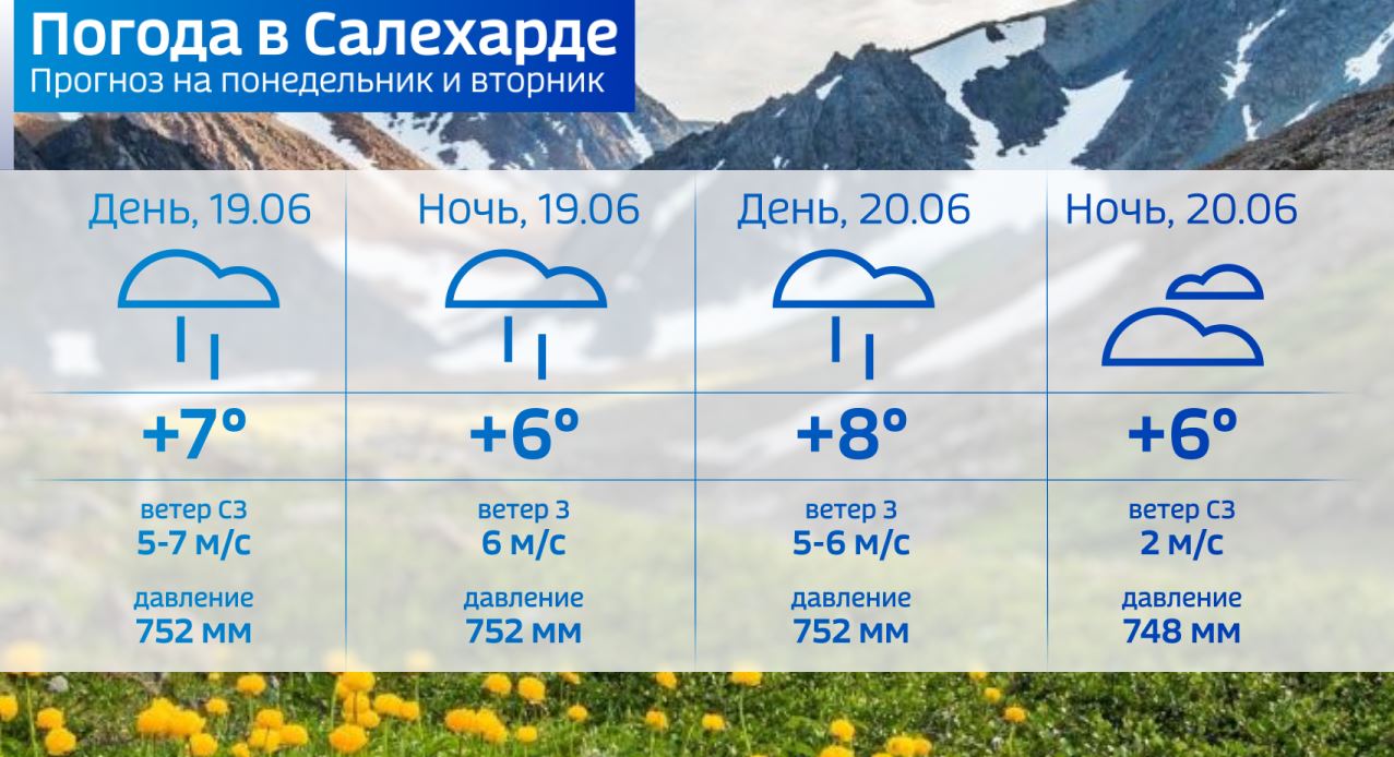 Погода в салехарде карта