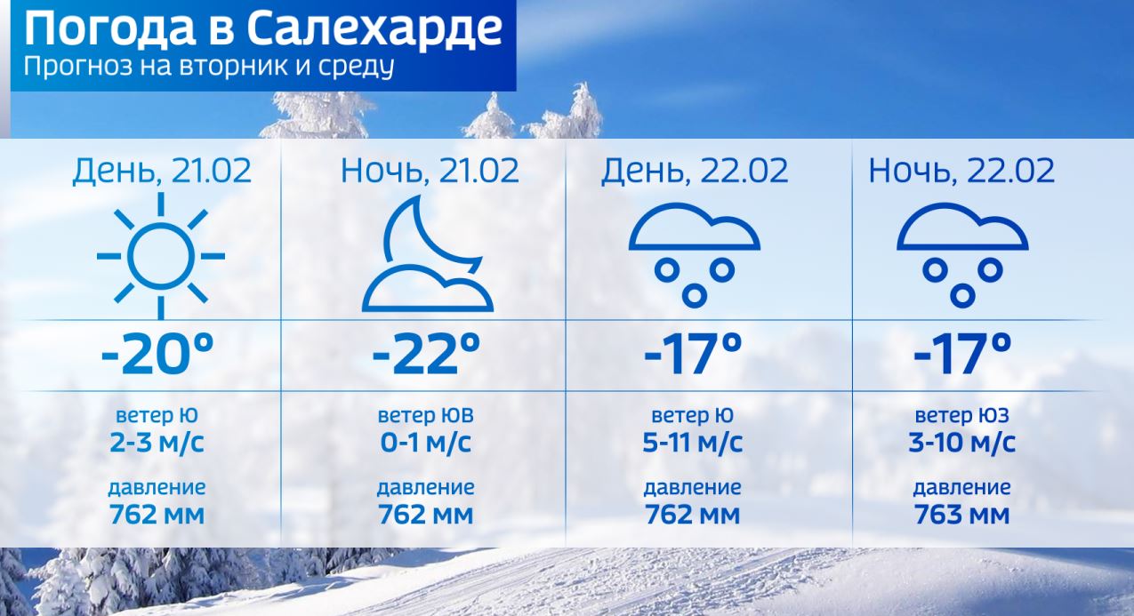 Погода в салехарде карта